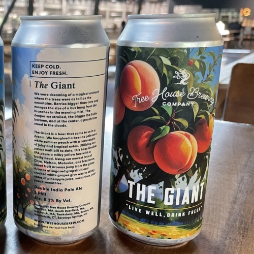 Tree House Brewing 2 * THE GIANT - 2 CANS 07/18/2025
