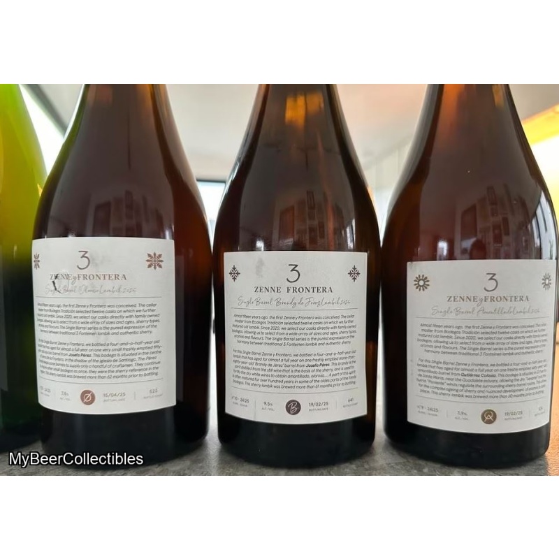 3 Fonteinen - Latest Zenne y Frontera Single Barrels (5x bottles) - Latest !
