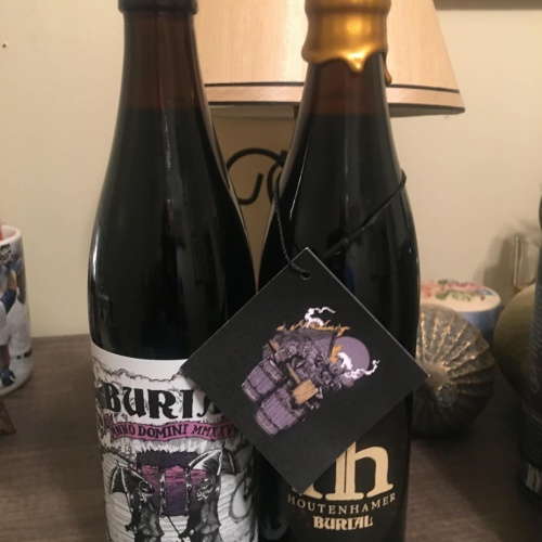 BURIAL Houtenhamer (2025) Double Barrel-Aged Imperial Stout Aged Twice in Bourbon Barrels, BURIAL ANNO DOMINI MMXXV