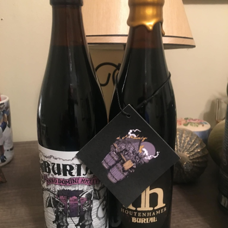 BURIAL Houtenhamer (2025) Double Barrel-Aged Imperial Stout Aged Twice in Bourbon Barrels, BURIAL ANNO DOMINI MMXXV