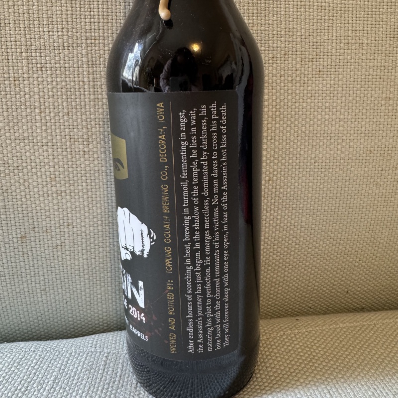 Toppling Goliath Assassin Gold Wax 2014