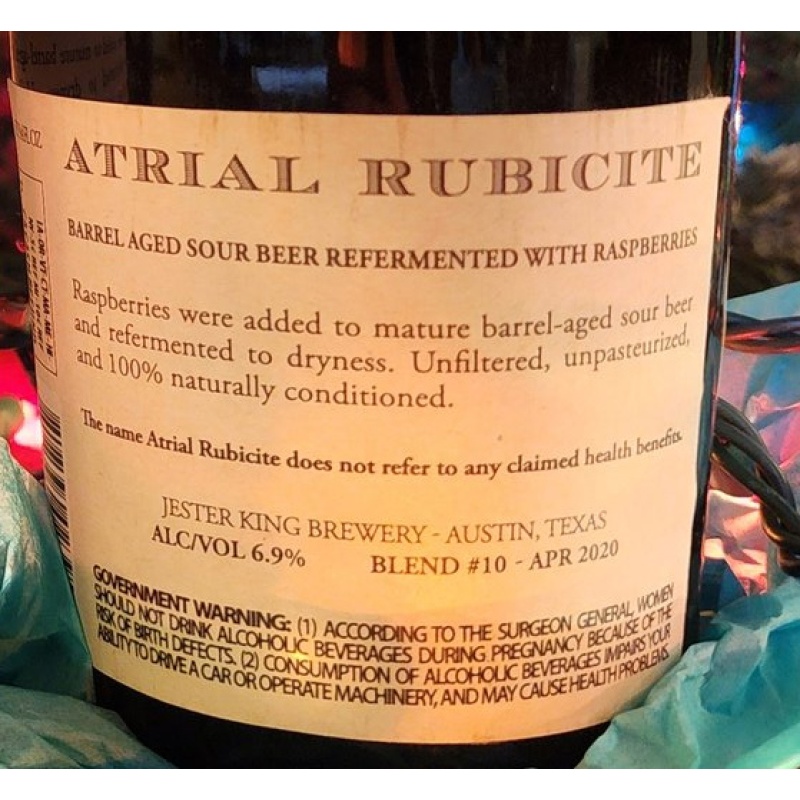 Jester King Atrial Rubicite Christmas Combo – 2020 Magnum (1.5L) & 750mL 2-Pack!
