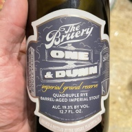 BRUERY ONE & DUNN IMPERIAL GRAND RESERVE 19.3% (2024)  (4.73 UNTAPPED)