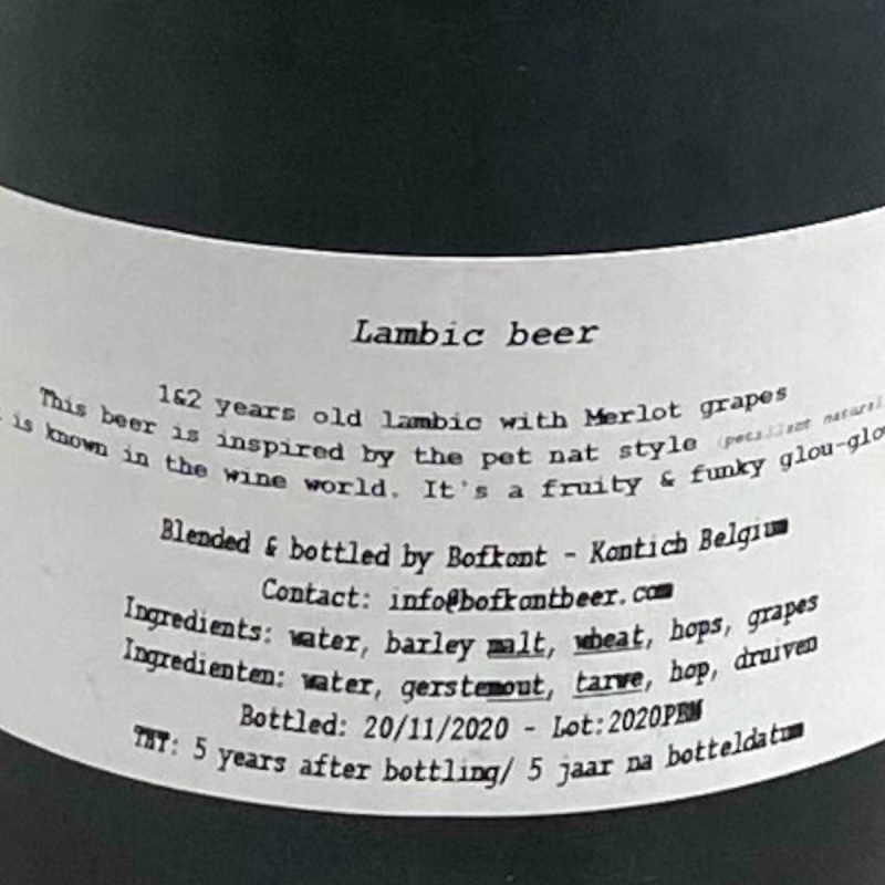 1 time Bofkont Merlot 2020