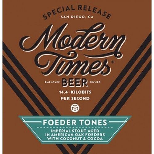 Modern Times Beer Foeder Tones W/ Coconut & Cocoa