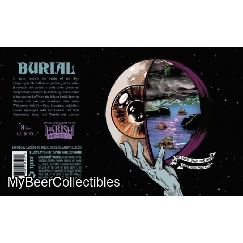 BURIAL/TROON Phantoms At The Crystal Altar Triple, BURIAL/PARRISH The Ghost Inside  Our Bones Double..2 CANS EACH