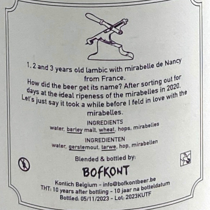 1 time Bofkont Pet Bière kutfruit 2023