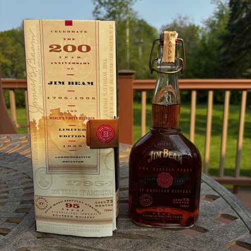 Jim Beam 200th Year Anniversary Edition Bourbon 1995