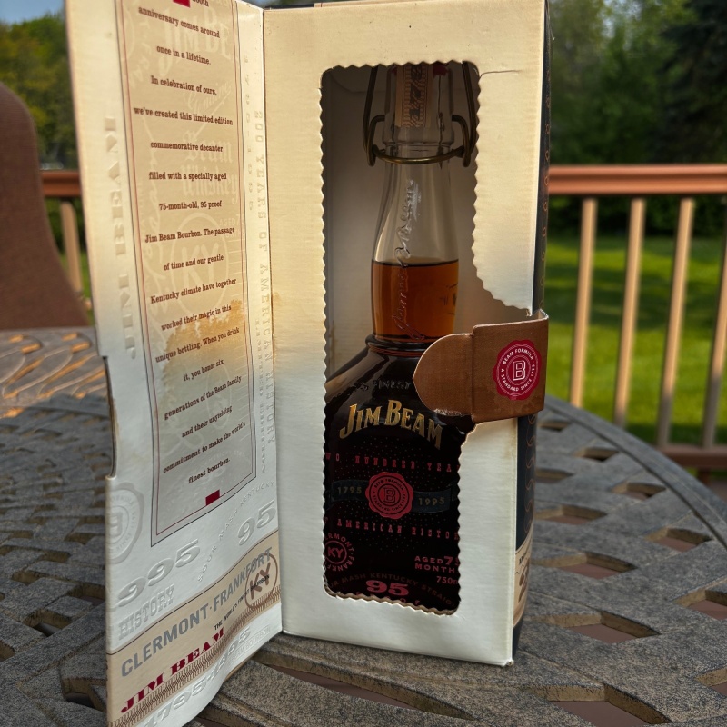 Jim Beam 200th Year Anniversary Edition Bourbon 1995