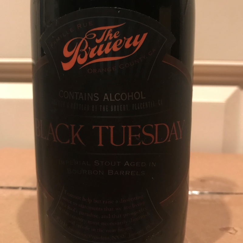 The Bruery - Black Tuesday (2013)