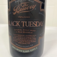 The Bruery - Black Tuesday Rum BA (2014)