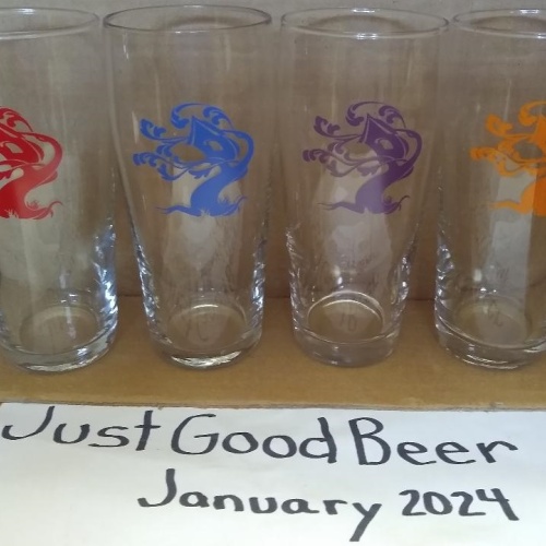 Tree House - Orange Red Blue Purple Willi Glasses