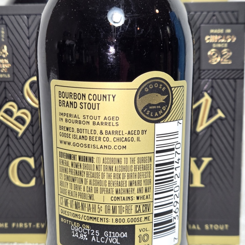 Goose island bourbon county 2025 full set