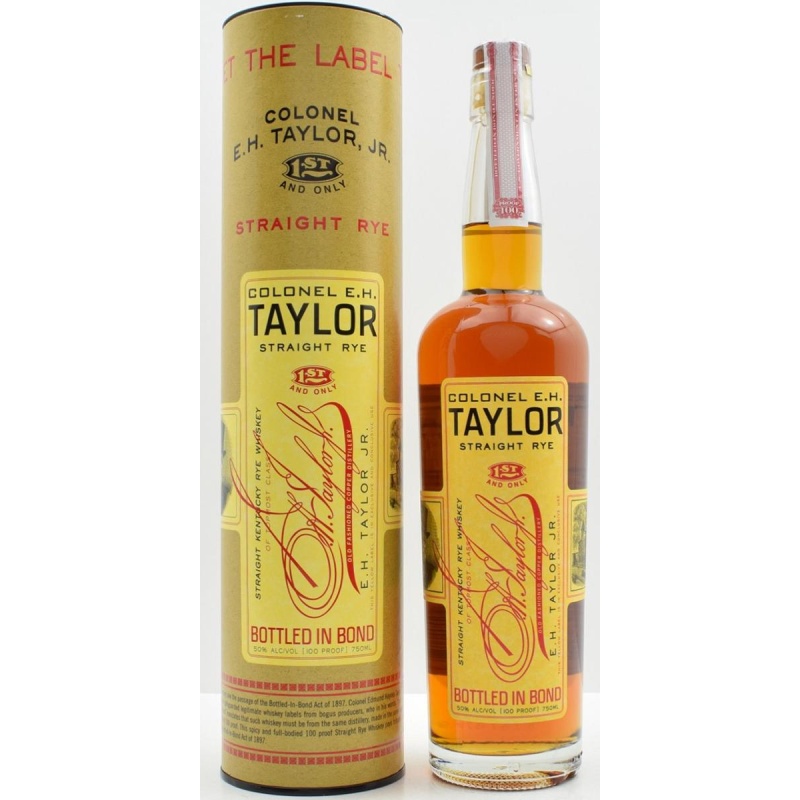 E.H. Taylor Straight Rye bottle)