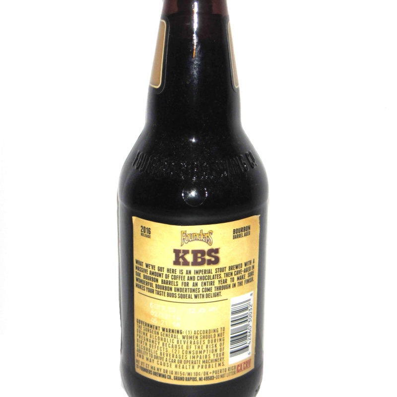 2016 Founders KBS Stout, 12 oz Bottle