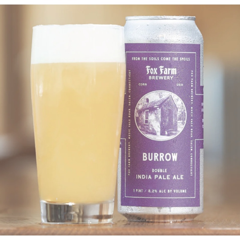 Fox Farm Brewery -- Burrow DIPA --June 12th