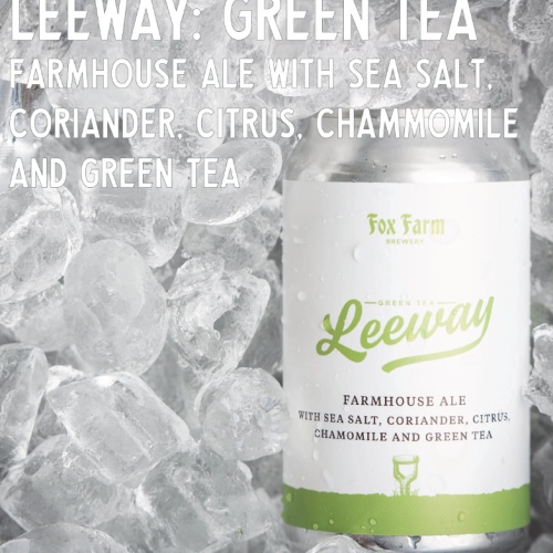 Fox Farm Brewery -- Leeway Green Tea Farmhouse Ale