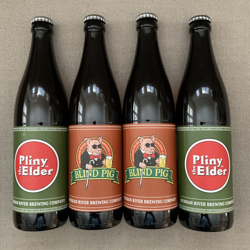 2 BOTTLES OF PLINY THE ELDER  & 2 BOTTLES OF BLIND PIG