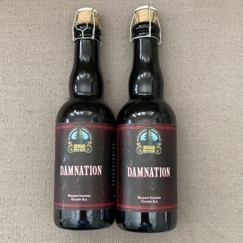 2 BOTTLES OF RUSSIAN RIVER DAMNATION - A STRONG BELGIAN PALE ALE