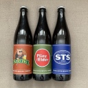 3 BOTTLES: 1 PLINY THE ELDER  1 STS PILSNER & 1 BOTTLE OF BLIND PIG