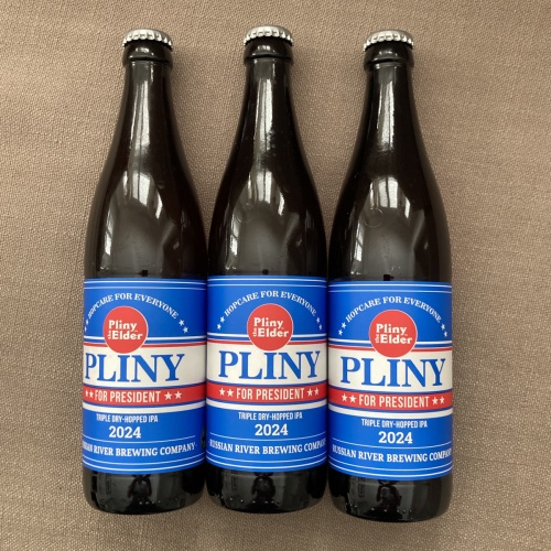 3 BOTTLES OF FRESH PLINY FOR PRESIDENT