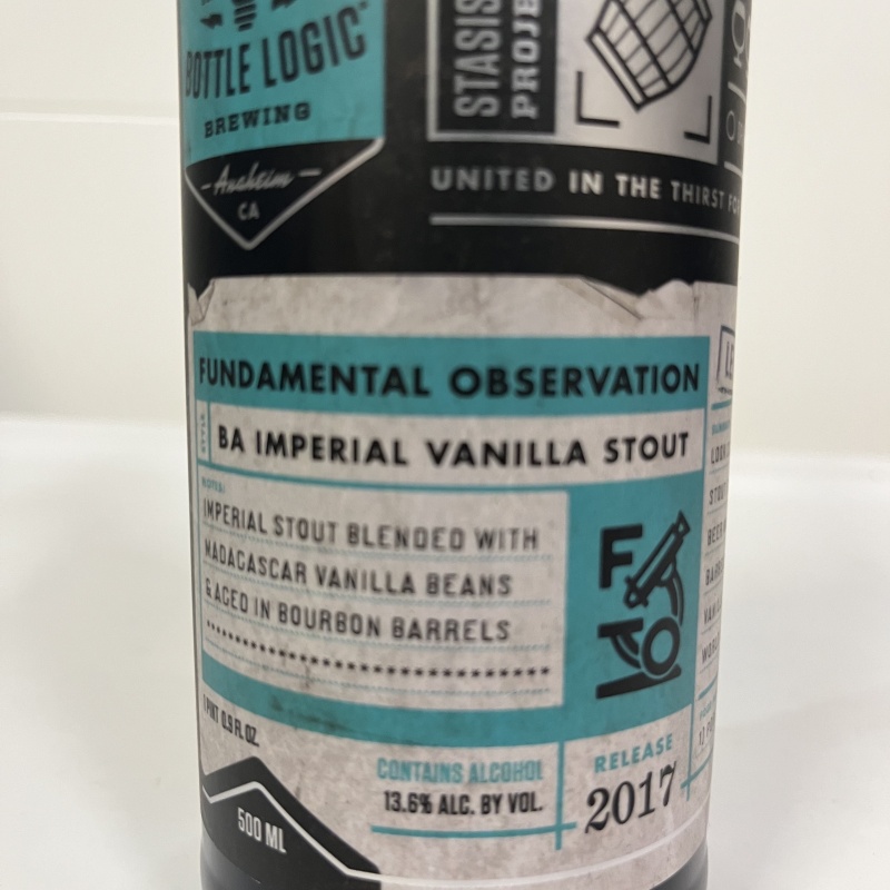 Bottle Logic - Fundamental Observation (2017)