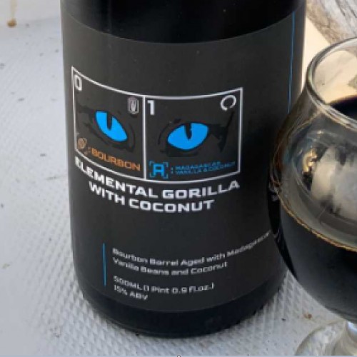 4.68 untappd Equilibrium  Bottle Logic Elemental Gorilla w/ Coconut 18 month BA