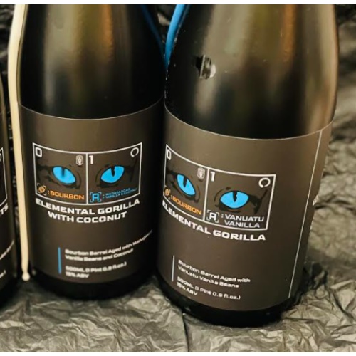 Equilibrium Bottle Logic4.68 Untappd Elemental Gorilla w/ Coconut  + Elemental Gorilla (Vanilla)