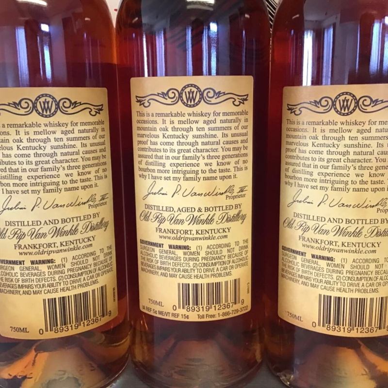 Old Rip Van Winkle 10 Yr Old