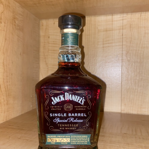 Jack Daniel’s 2020 Special Release Barrel Proof Rye 130.6 - Black Text