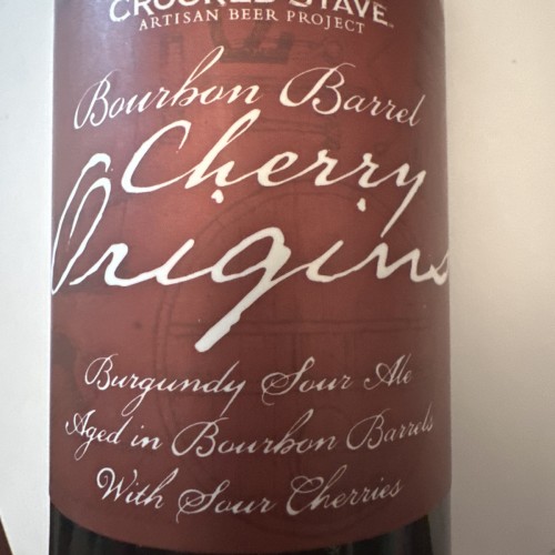 2013 Crooked Stave Bourbon Barrel Aged Cherry Origins