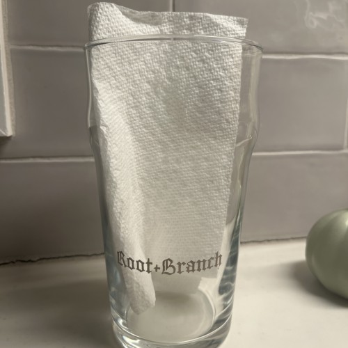 Root + Branch Nonic Pint Glass