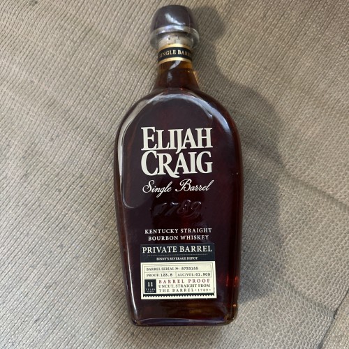 Elijah Craig single barrel