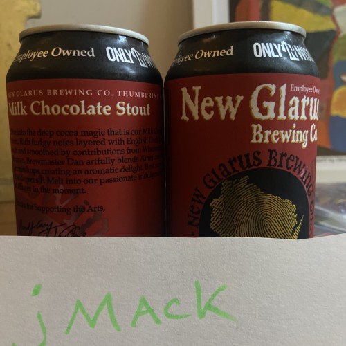 New Glarus Milk Chocolate Stout - 2 cans