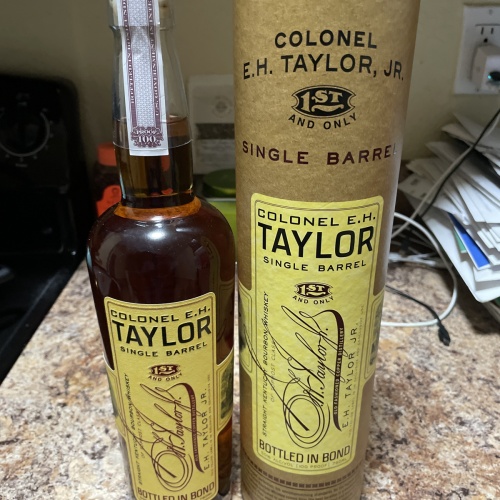 E. H. Taylor single barrel bourbon…. Free shipping