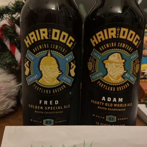 Hair of the Dog Adam & Fred 12oz bottles