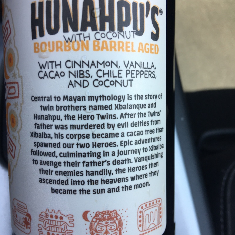 CIGAR CITY Hunahpu’s Bourbon Barrel Aged With Coconut (2025),Hun Chowen IS A  BARREL AGED PREMIUM HUNAHPU,S