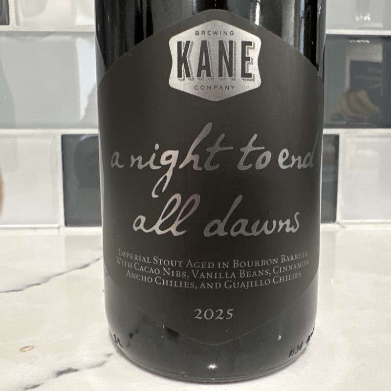 KANE BREWING-A NIGHT TO END ALL DAWNS 2025 MEXICAN HOT CHOCOLATE
