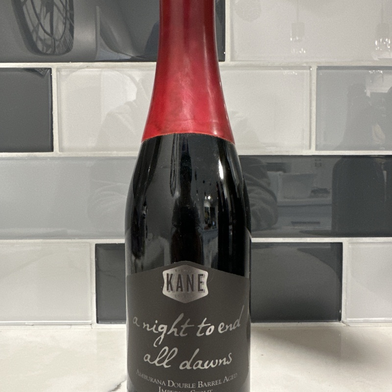 KANE BREWING- A NIGHT TO END ALL DAWNS 2024 AMBURANA DOUBLE BARREL