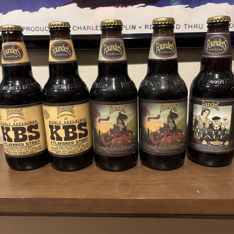 Founders KBS 17 & 18, 2x CBS 2019, Curmudgeon’s Better Half