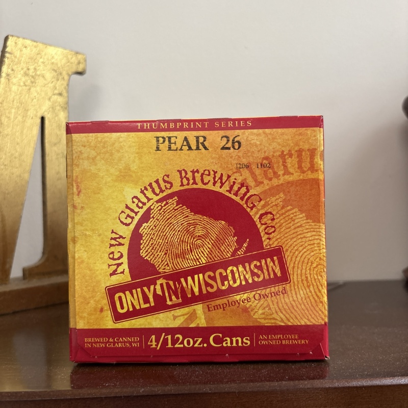 New Glarus Pear 26 4-pack