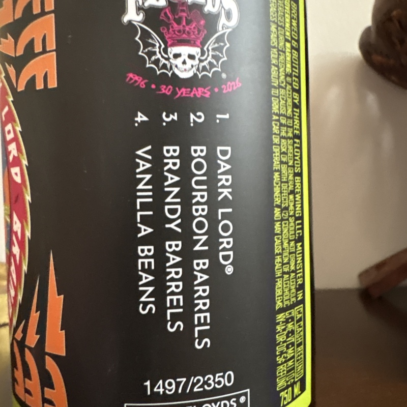 3 Floyds Dark Lord Brandy Vanilla 2026