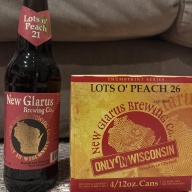 New Glarus Lots O’ Peaches 2026 4 pack + 1 - 2021 Peaches