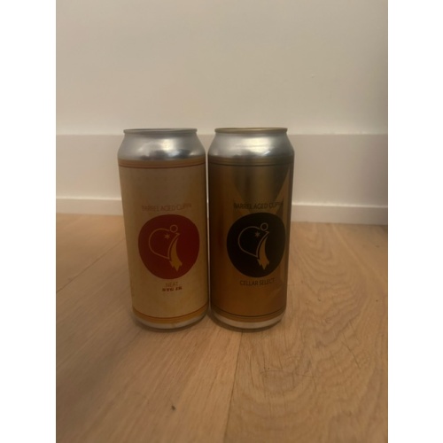 Maplewood Brewing Barrel Aged Cuppa Neat Stagg Jr and Cuppa Cellar Select