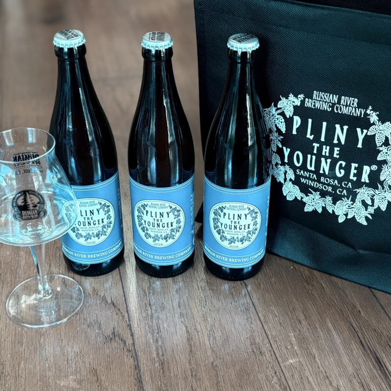 Pliny the Younger 2026 3-PACK with Tote Bag - Triple IPA Russian River Brewing Co.