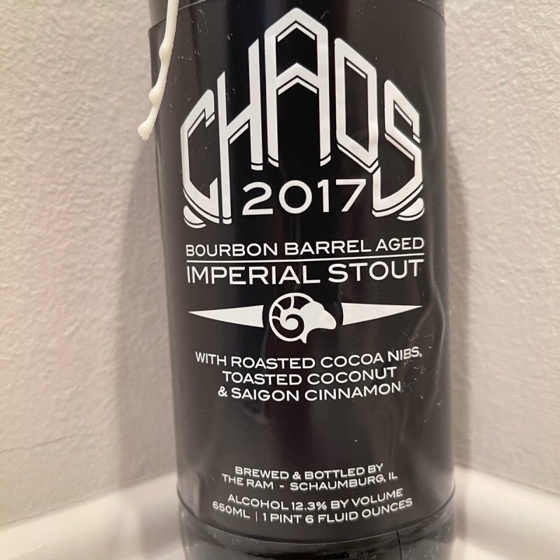 Ram Chaos Barrel Aged Imperial Stout 2017