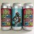 Monkish Brewing 3 Cans Variety Juicy Haze Bomb DIPA Double IPA