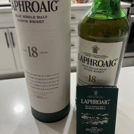 Laphroaig 18 with canister (discontinued)