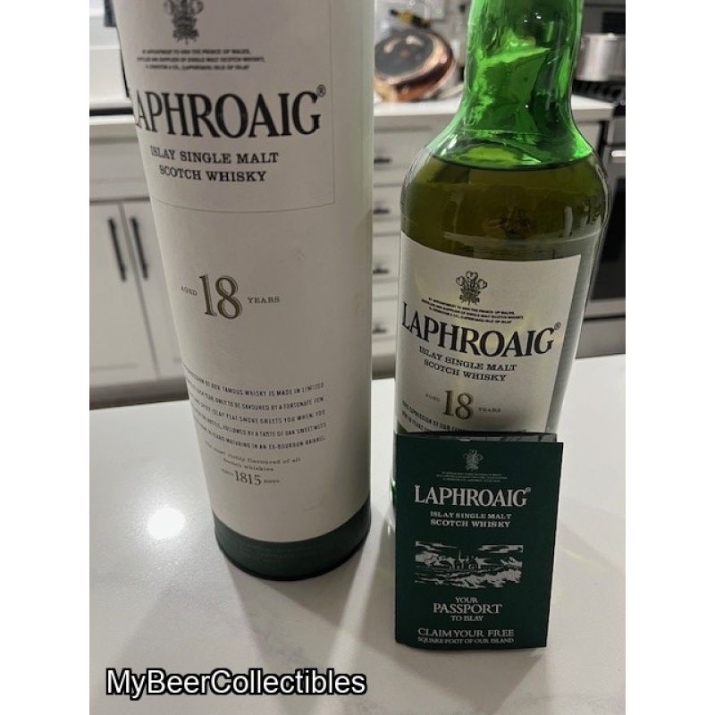 Laphroaig 18 with canister (discontinued)