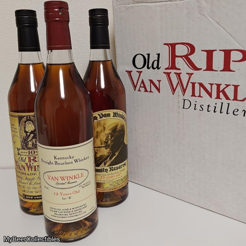 Pappy Van Winkle Three bottle set